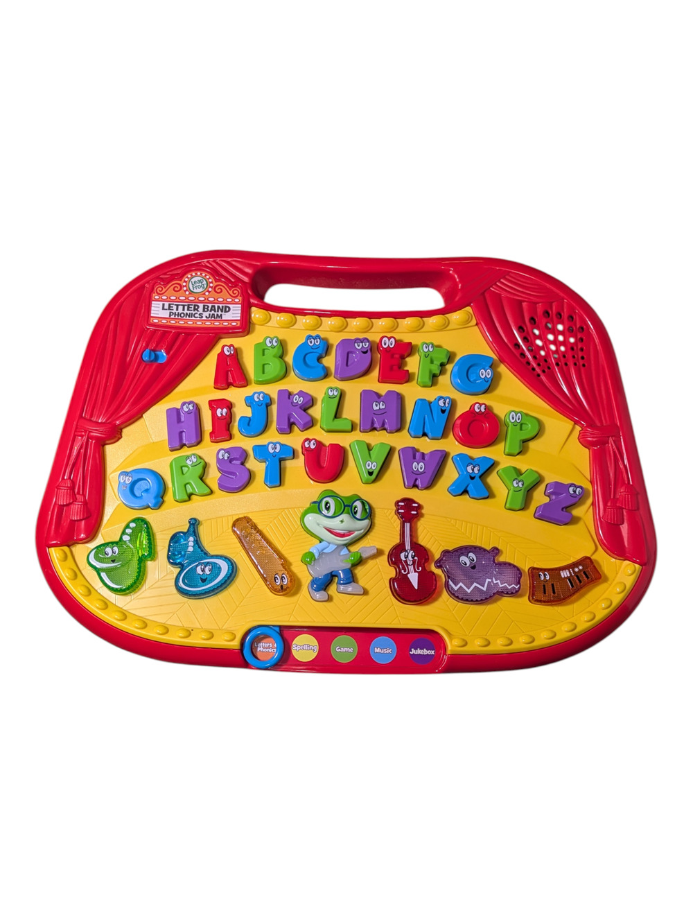 LeapFrog - LETTER BAND PHONICS JAM - ABC Learning Toy-5 Play Modes Lights Music